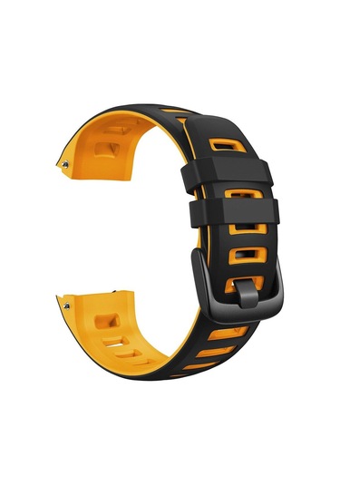 Garmin Instinct Taktik / Gelgit / Esports İçin Uygun Çift Renkli Silikon Saat Kayışı Garmin Instinct2 Solar Yedek Bilek Kayışı