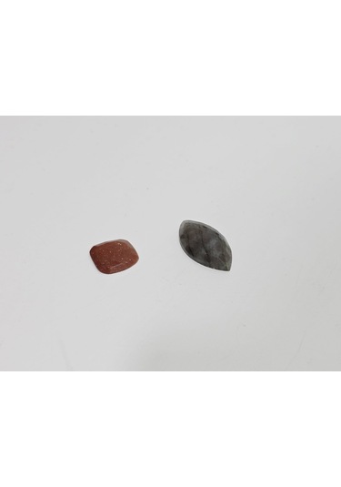 Kabaşon Kesim Kuvars Doğal Taş 14,3 Gram Lot 21 renkli