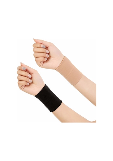 Xxl-1pc Spor Ter Bandı Bileklik Bilek Koruyucu Spor Salonu Koşu Spor Güvenlik Bilek Desteği Sarıcı Bandaj-bbx43-skin Çok Renkli