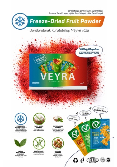 Mixed Fruit Box 30'lu Meyve Tozu