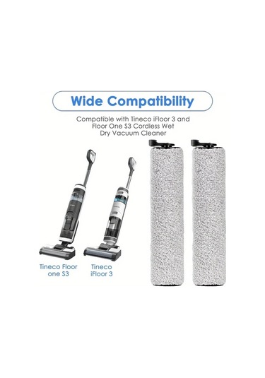 Honeybeeshop 6 Adet Tineco İfloor 3 Floor One S3 Rulo Fırçası Hepa Filtreli Kablosuz Islak Kuru Zemin Yıkama Makinesi Aksesuarları