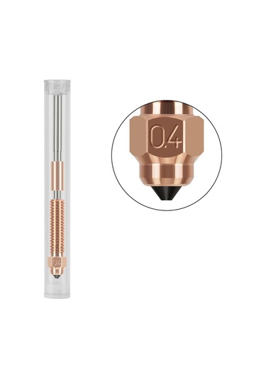 Yuntech01 Creality K1c/k1 Max/ender 3 V3 Uyumlu 0.4mm Çift Metal Nozzle, Bakır Alaşımlı Ve Sert Çelik, Yüksek Akış, Hızlı Yazdırma, Hızlı Değişim, 3d Yazıcı Parçası 2 Adet