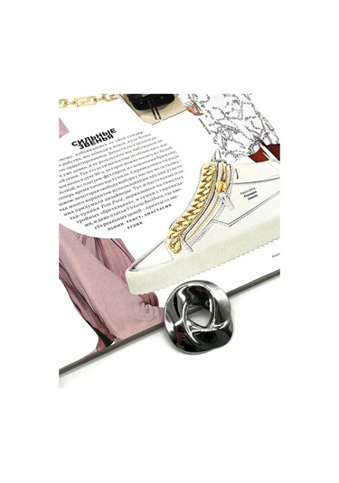 Best Price 34 Ceket İçin Orijinal Yuvarlak Broş 309444928 Gri