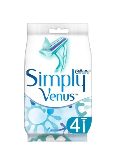 Gillette Simply Venus 2 Smooth Tıraş Bıçağı 4'lü