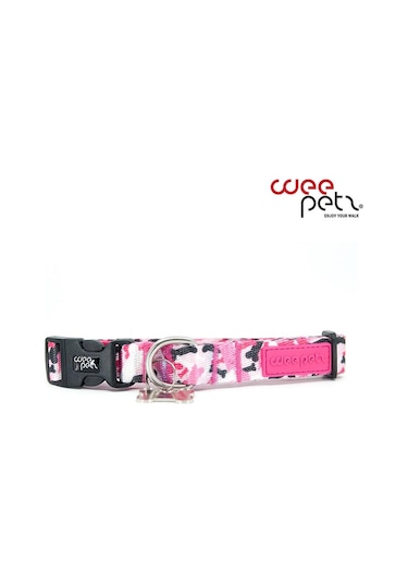 Weepetz Pink Camo Collar Köpek Boyun Tasması L