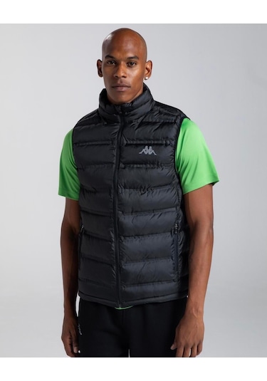 Kappa Perovest Erkek Siyah Regular Fit Yelek