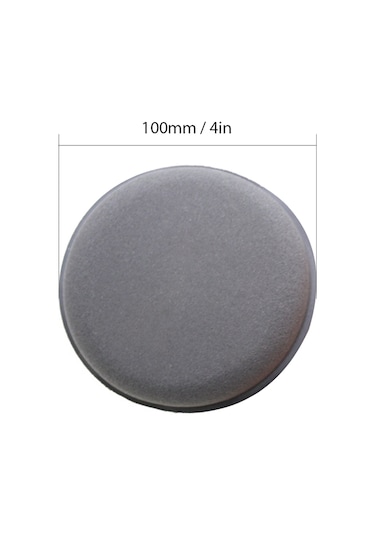 Kosona 5 Adet 4 İnç Gri Mikrofiber Sponge: Otomobil Bakımı Parlaklık Verici Cila Uygulama Ve Manuel Parlatma Paspası