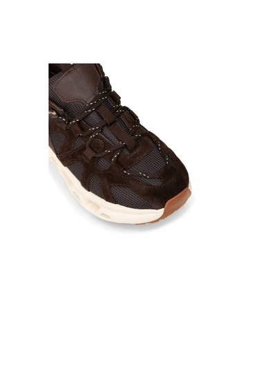 Deery Kadın Hakiki Süet Kahverengi Sneaker Ayakkabı - M1128zkhvc01