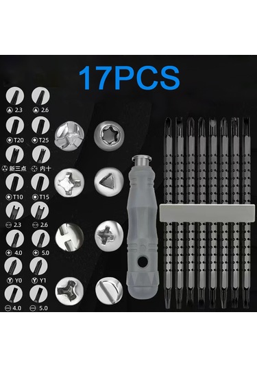Springsun Tamir Aleti Seti: 17 Parça Çelik Tornavida, Uzatılabilir Arayüz, Çapraz-uçlu Ve Farklı Tip Bitler İle Ev Ve İş Mekanları İçin