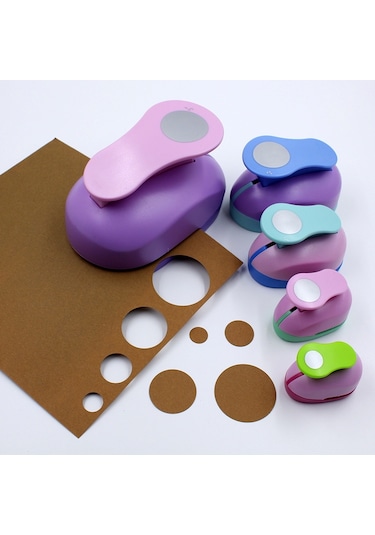 Yuvarlak Embosser Çocuk El Aletleri, Renk Rastgele Teslimat, Stil: 8805 16mm