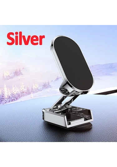 Liangmei Manyetik Araç Telefonu Tutucu Montaj Katlanır Mıknatıs