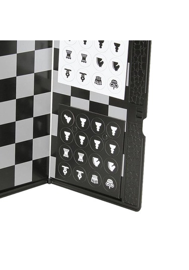 Dolıty Cep Manyetik Seyahat Satranç Seti Yuvarlak Para Oyuncak