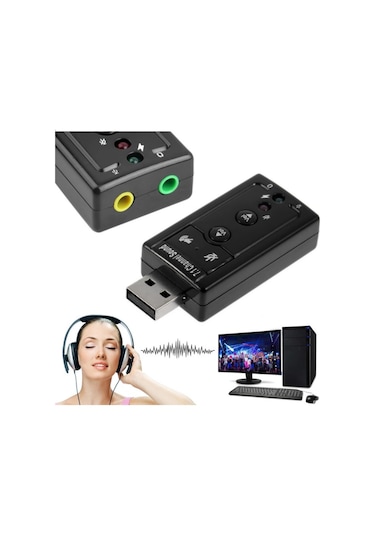 Qcell 7.1 USB Ses Kartı