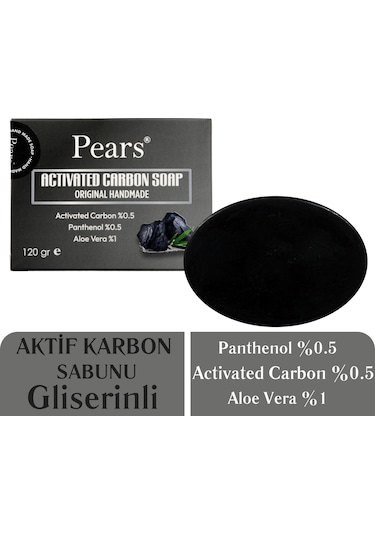 Pears Gliserinli Aktif Karbon Sabunu 120 G