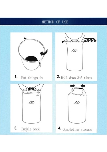 40l Su Geçirmez Kurutucu Çanta Drifting Kamp Yürüme Yüzme Kayak