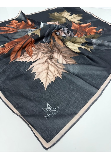 Mono Soft Pamuk Eşarp-06109 Siyah