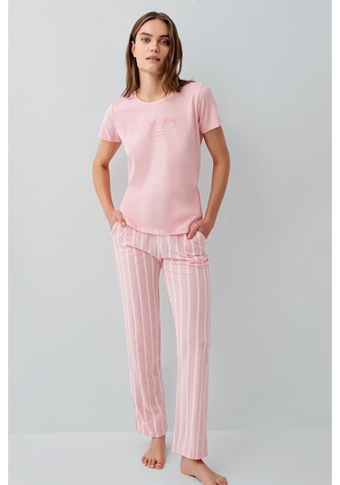 Pierre Cardin Kadın Pembe Pijama Takım Pc9150-s-v2 Pembe