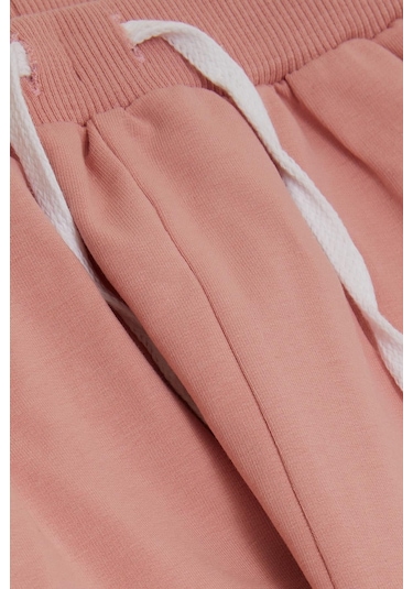 Breeze Kız Çocuk Eşofman Altı Tavşancık Nakışlı 1-4 Yaş, Gülkurusu-gülkurusu Gülkurusu