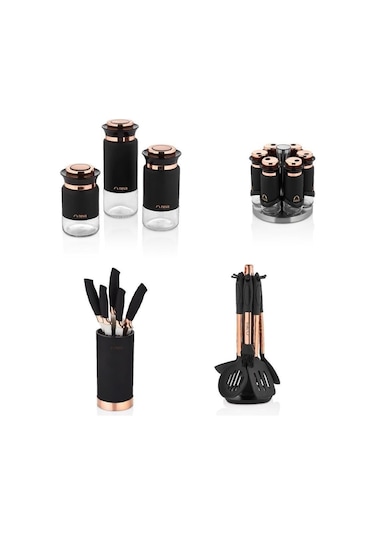 Neva N2816  Mutfak Kombinim Bitter Bakır - Siyah