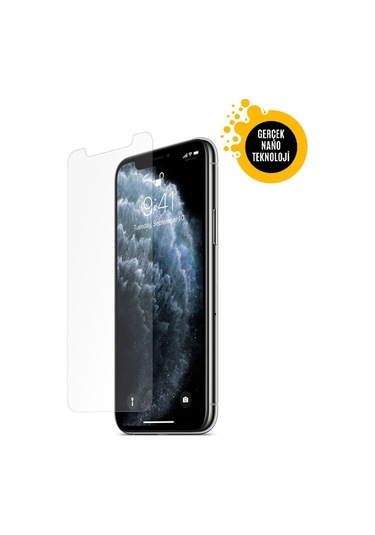 Apple Uyumlu   iPhone 11 Pro Max Gerçek Nano Ekran Koruyucu Kırılmaz Cam