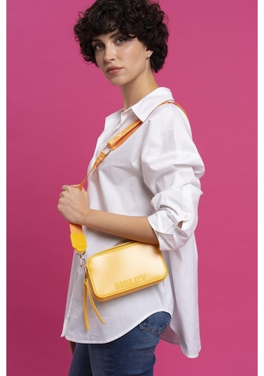 Sisley Sly 002 Çapraz Çanta Std / Sarı Sarı