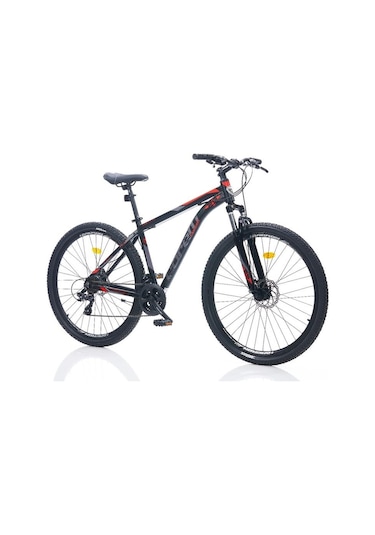 Corelli Felix 2.3 Erkek Dağ Bisikleti 460h Md 29 Jant 24 Vites Siyah Kırmızı Gri Siyah