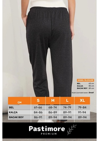 Yeni Sezon Terletmez Rahat Kalıp Beli Lastikli Bol Paça Salaş Yandan Cepli Ecrin Yünlü Pantolon Siyah