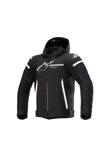 Alpinestars Zaca Korumalı Motosiklet Montu Siyah Beyaz