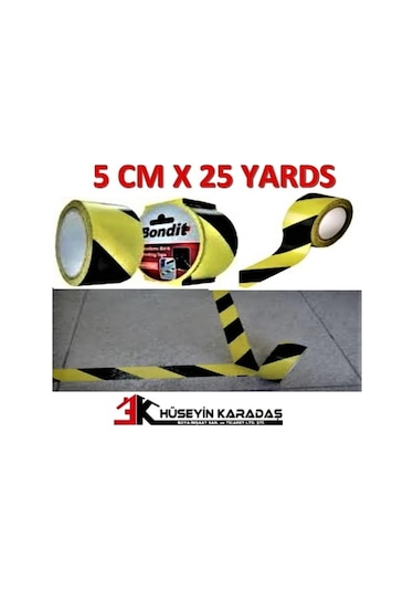 Bondit Yer Işaretleme Bandı 5Cm X 25 Yards ( 23 Metre )