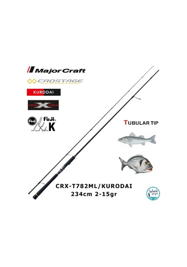 Major Craft Crostage Crx-t782ml/kurodai 234cm 2-15gr 2p Lrf Kamış Standart