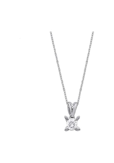 Pirnus Diamond Tektas Kolye 14 Ayar Altın Gramı : 1.85