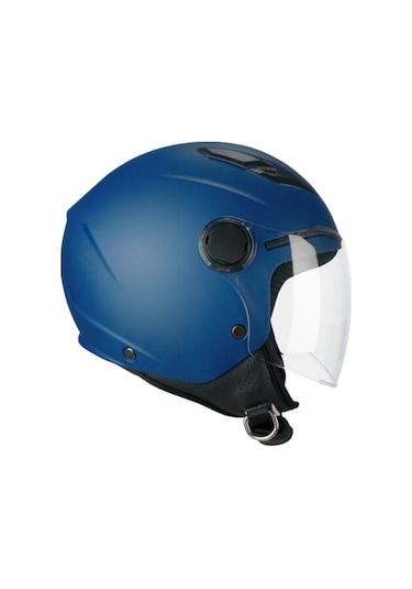 CGM 2MHA S- Kap Çocuk Açık Motosiklet Kaskı Mavi