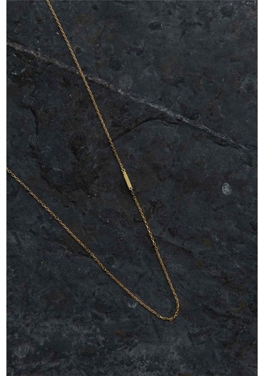 Minamis Silver 925 Ayar Gümüş I Harfi Kadın Köprücük Kolye-2295