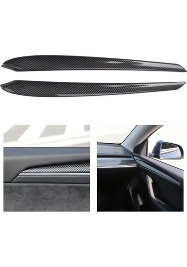 Trendooze Homyl Tesla Model 3 Y İç Aksesuarları - Karbon Fibre Detay