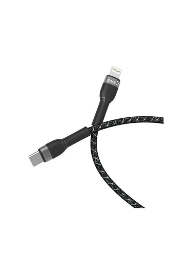 Butam Bilişim Siyah Shira Serisi Type-c To Lightning Pd Kablo 30 Cm