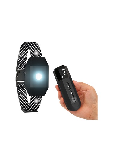 Uu0259b Led Işıklı Köpek Eğitim Cihazı Köpekler İçin Havlama Siyah