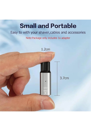 Xiaaokeji 15v Hq8505 Tip-c Tıraş Makinesi Adaptörü Şarj Dönüştürücü Philips,a