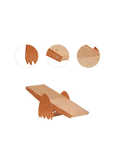 Suntek Karton Kedi Scratcher Tahterevalli Tırma Tahtası Yenilik