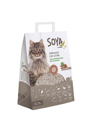 M-pets Soya Organik Cassava Kedi Kumu 10 Lt 244-42005.01
