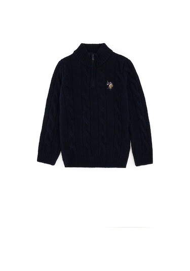 U.s. Polo Assn. Erkek Çocuk Lacivert Kazak /triko 50297422-vr033 Lacivert