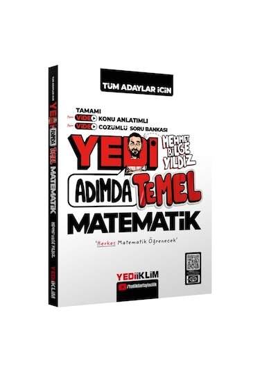 Tüm Adaylar için Yedi Adımda Temel Matematik - Yediiklim Yayınları