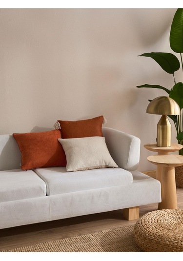 Clementine Glow 3'lü Kırlent Kılıf Seti Turuncu