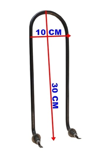 Ender Benmari 30 Cm Rekorlu Kıvrık Rezistans 1000w 220v 8,5 Cr-ni