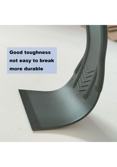 Geeksen 6 Adet Farklı Boy 1.5-8 İnç Siyah Plastik Scraper Seti - Kauçuk, Cam, Duvar Kağıdı Temizleme Ve Montaj Aracı