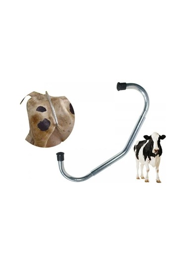 Exmork Koyunlar İçin Galvanizli Çelik Adjustable Boğa Yelpazesi 1 Adet 306868274