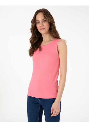 Pierre Cardin Kadın Pembe Bluz Örme 50301485-vr041 Pembe