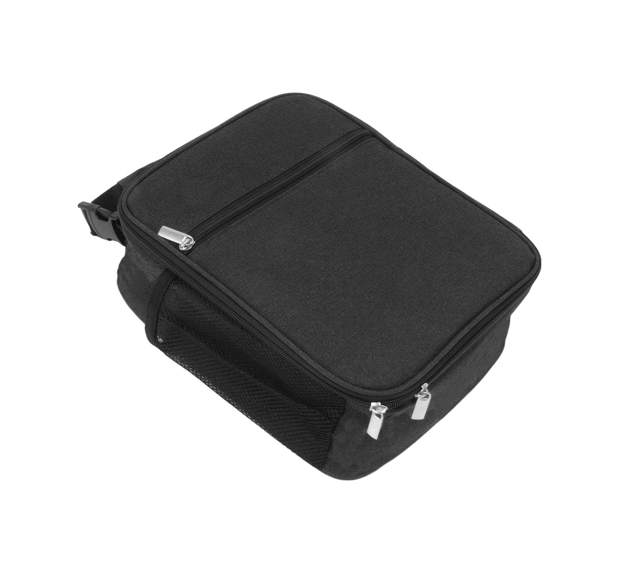 Kosona 6l Isı Yalıtımlı Öğle Yemeği Çantası, Oxford Kumaş, Sızdırmaz, Sıcak-sojuk Tutucu, Outdoor Piknik, Siyah Renk