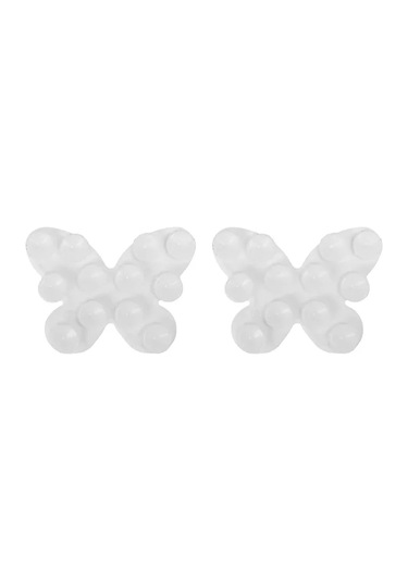 Goldenqian Güçlü Çift Taraflı Vantuz Telefon Tutucu Standı İphone 16 Samsung Xiaomi Evrensel Kaymaz Silikon Emme Braketi White 2pcs White 2pcs