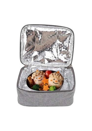 Jzcat- Yiyecek Isıtıcı, Isıtma Öğle Yemeği Kutusu Çantası Uygun Siyah