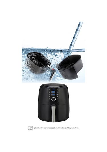 Kumtel Digital Fastfryer HAF-06 8.5 L XXL Yağsız Airfryer